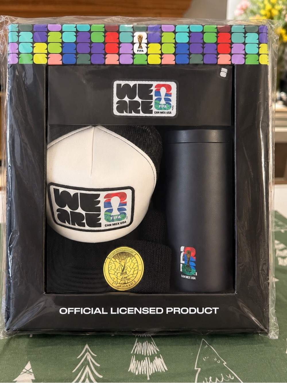 FIFA World Cup 2026 Official 3-Piece Gift Set
Hat Beanie Tumbler NEW